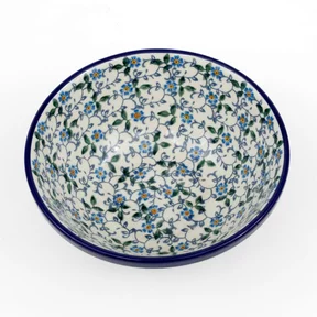 Miska ceramiczna 058 h-7,5cm <br> 2089X Niezapominajki